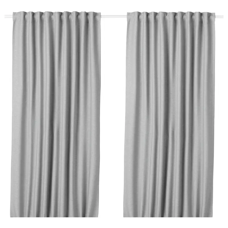 Затемняющие гардины Ikea Vilborg, 2 штуки, 145x300, серый