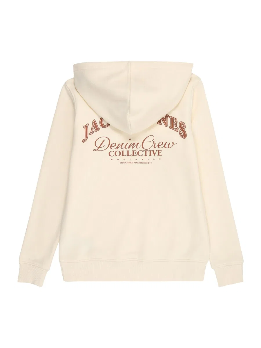 Детская толстовка 'JJEBrandes' из шерсти белого цвета Jack & Jones Junior — фото 2