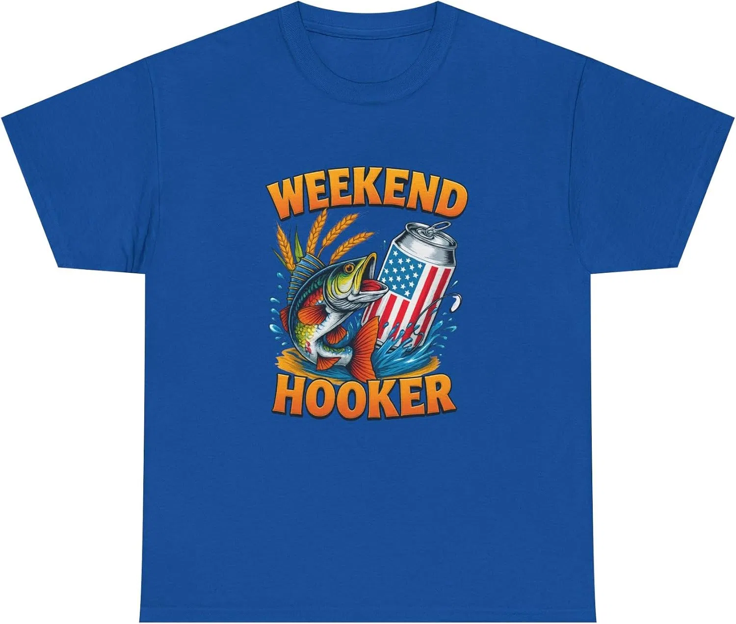 Мужская футболка с принтом Weekend Hooker, Royal