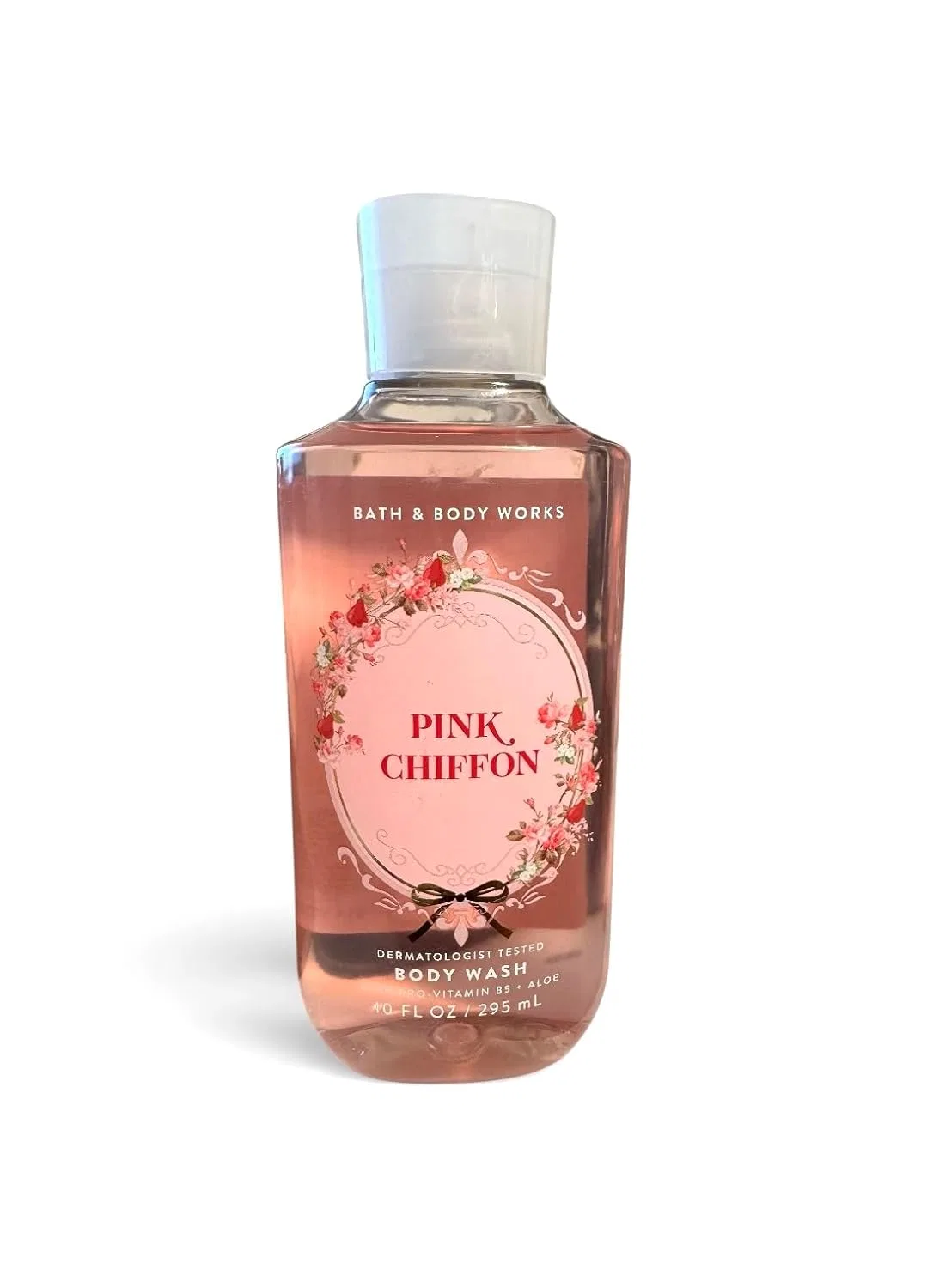 Гель для душа Pink Chiffon, Bath & Body Works, 295 мл, Розовый — фото 2