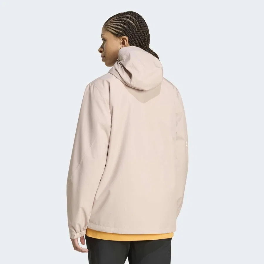 Женский дождевик Terrex Multi 2 Layer Climaproof adidas, Кремовый — фото 2