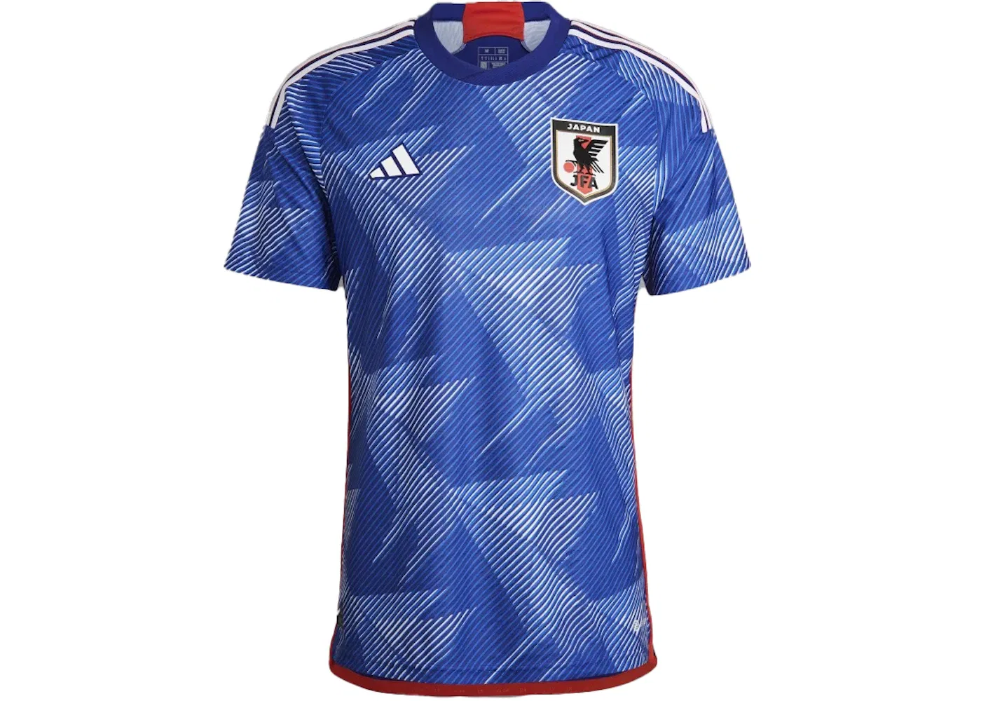 Мужская футболка с принтом Jersey Adidas, Japan Blue
