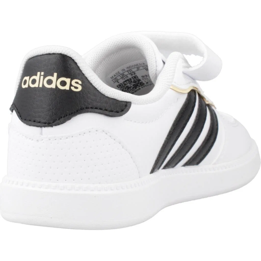 Детские кроссовки с эластичными шнурками BREAKNET SLEEK EL C Adidas, Weiss — фото 3