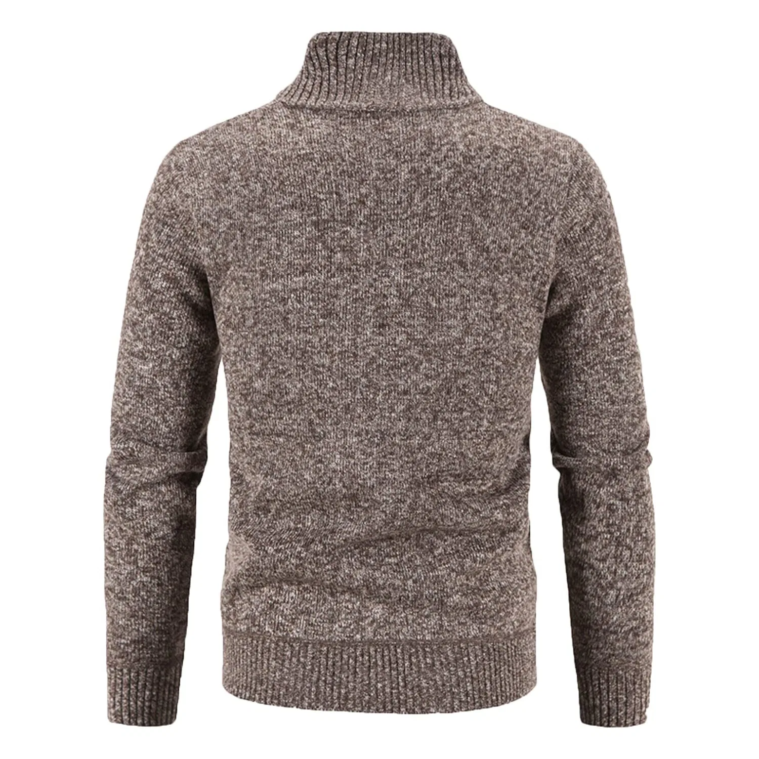 Мужской кардиган с молнией и воротником-стойкой, модель Knitted Cardigan, Caff File — фото 3