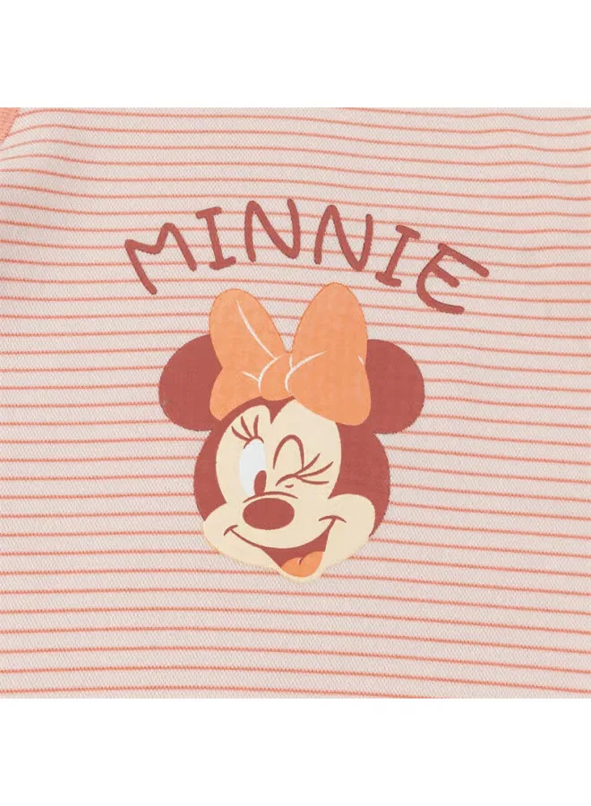 Пижамный комплект утепленный с принтом Winnie the Pooh Disney, розовый