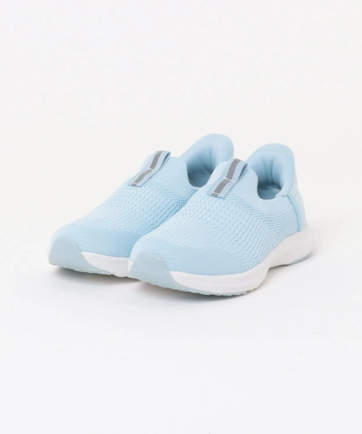 Детские слипоны-кроссовки без шнурков с принтом Parade, Сакс Блю