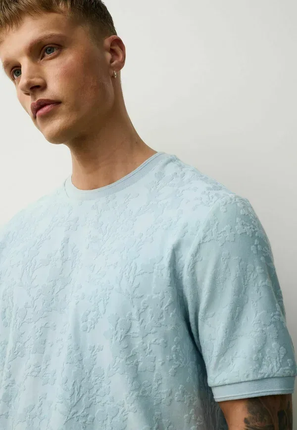 Футболка с принтом хлопковая Regular Fit Next Blue, синий — фото 4