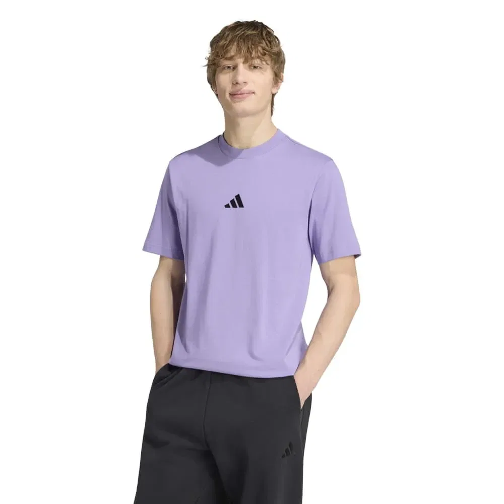 Футболка с коротким рукавом Adidas, фиолетовый