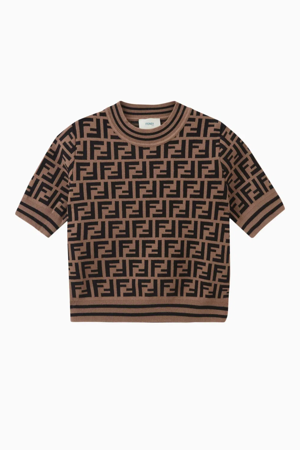 Топ вязаный из вискозной смеси FF Fendi