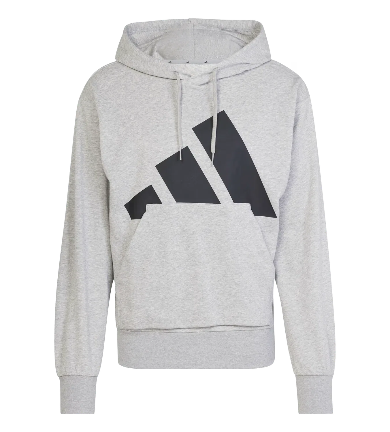 Мужское худи с логотипом Adidas Essentials Big Logo French Terry, Серый