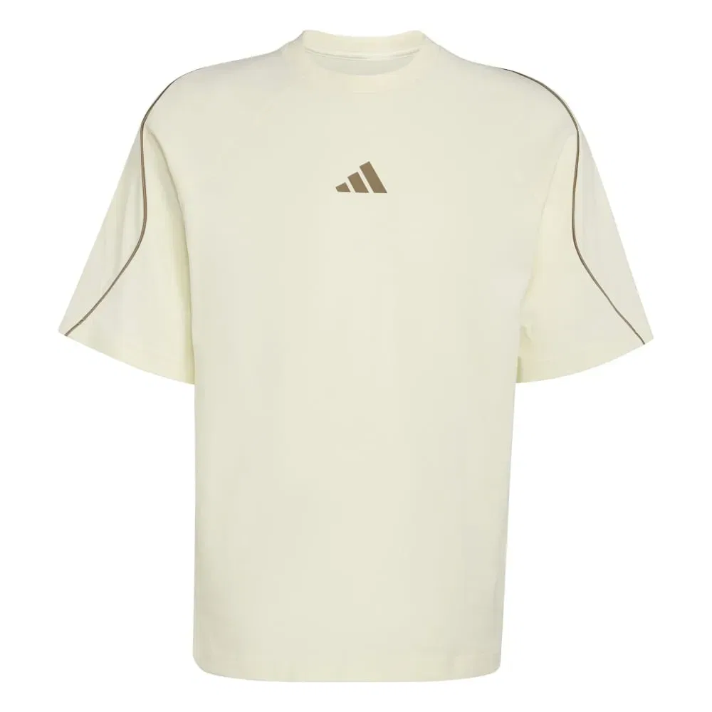 Мужская футболка с коротким рукавом Stadium Adidas, Beige — фото 3