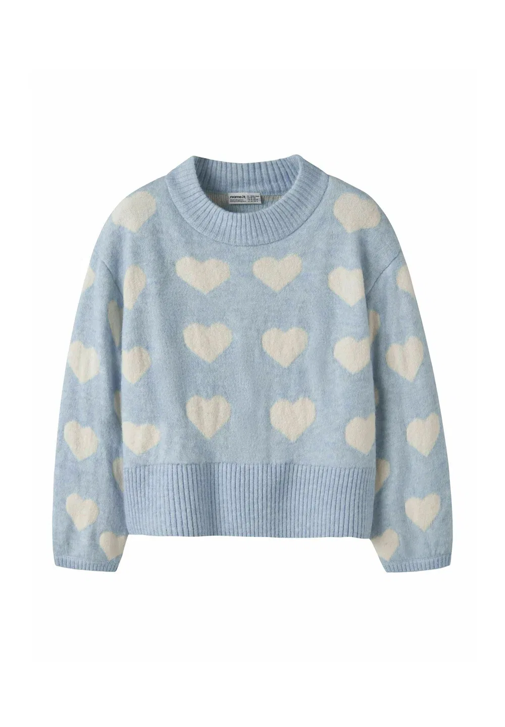 Вязаный свитер оверсайз Name It, Blue