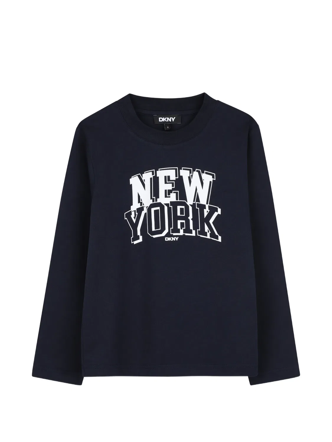 Лонгслив с логотипом Dkny Kids, синий