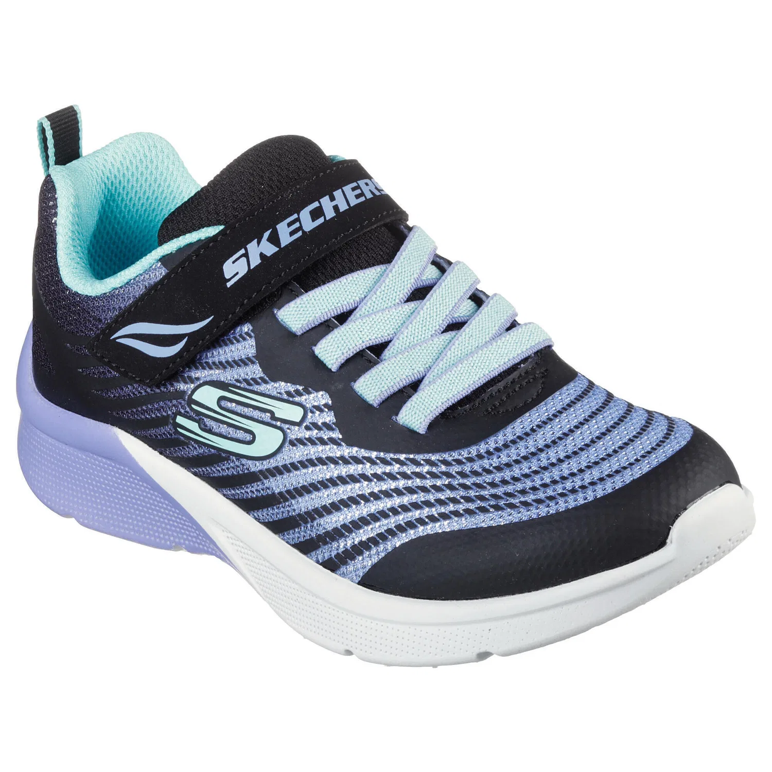Детские спортивные кроссовки с бунге-шнуровкой Rejoice Racer Skechers, Schwarz