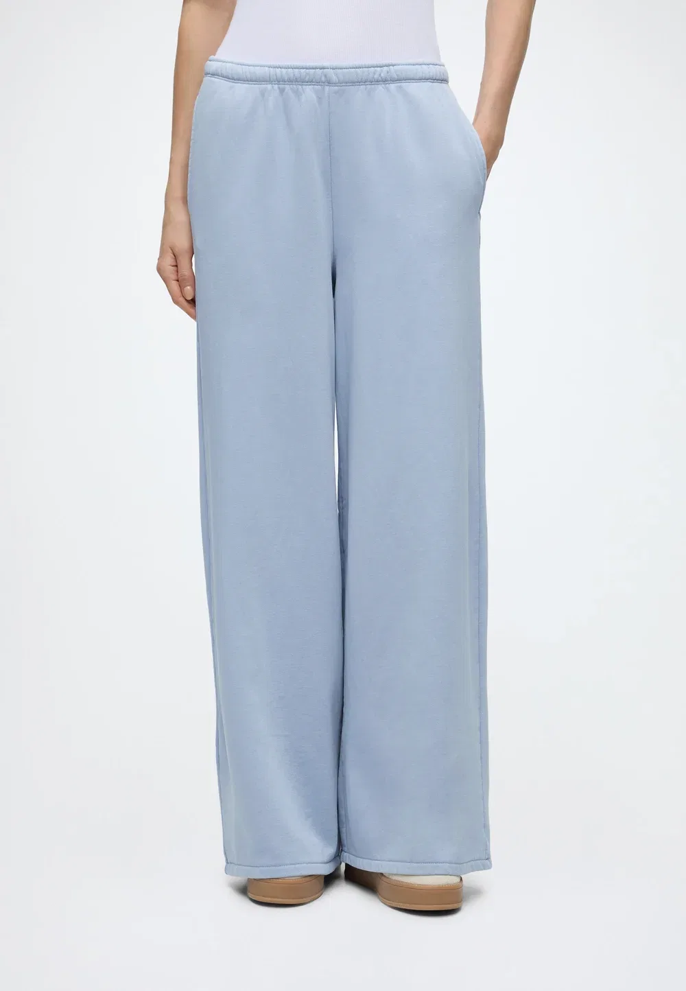 Свободные спортивные штаны с широкими штанинами - спортивные брюки Gap, Light Blue