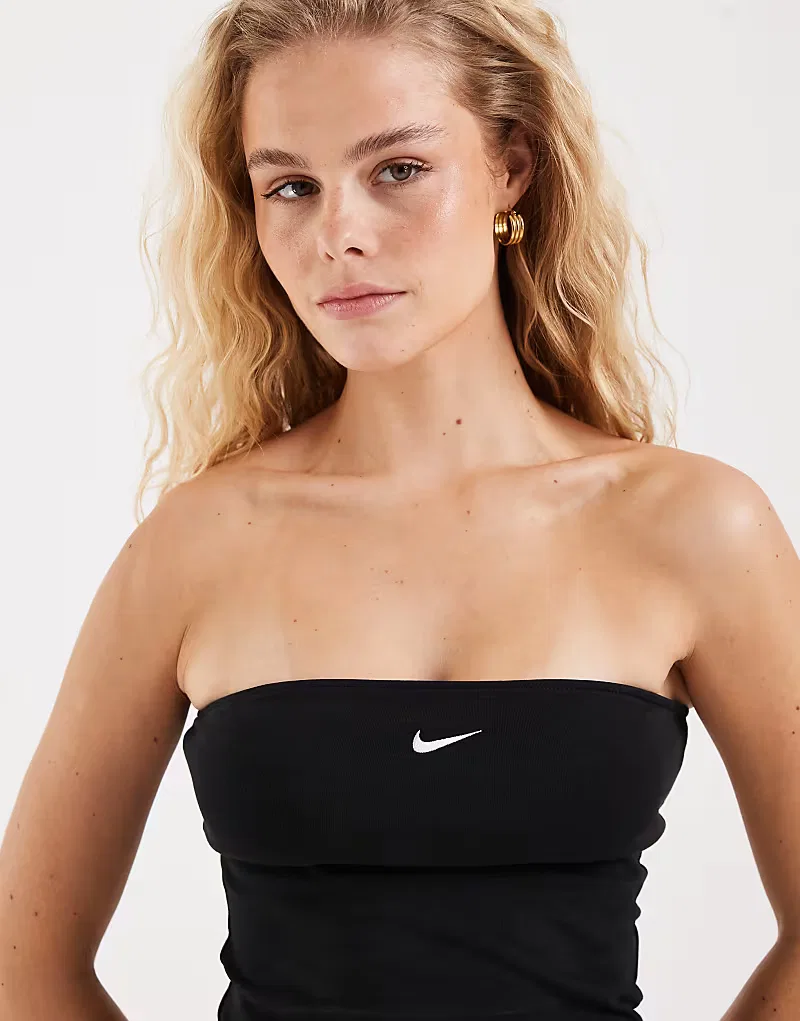 Топ-бандо Tube Bandeau, черный от Nike — фото 2