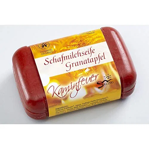 Мыло с овечьим молоком и гранатом, Saling, 100 г