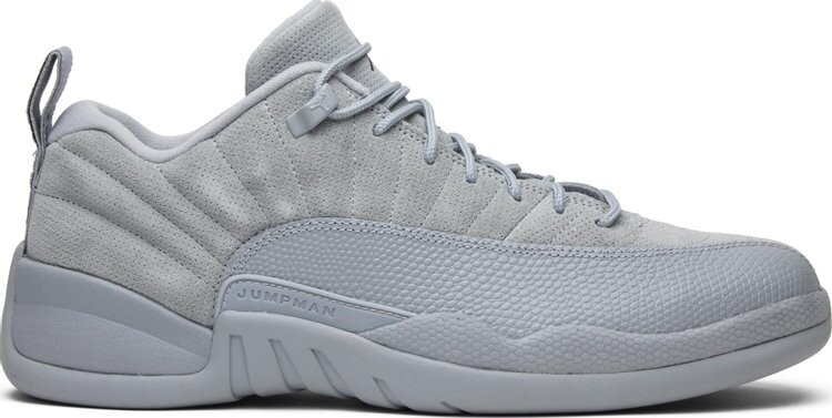 

Кроссовки Air Jordan 12 Low Retro Wolf Grey, серый