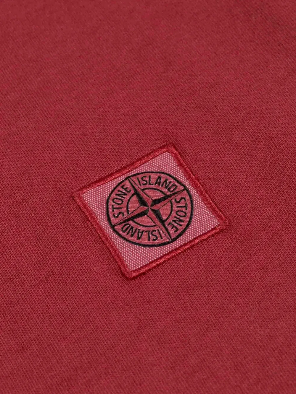 Футболка с нашивкой в виде логотипа-компаса Stone Island Junior, красный — фото 2