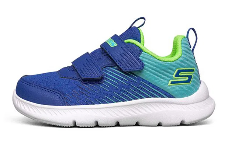 Детские кроссовки с двойной липучкой Comfy Flex 2.0 Skechers, Черный