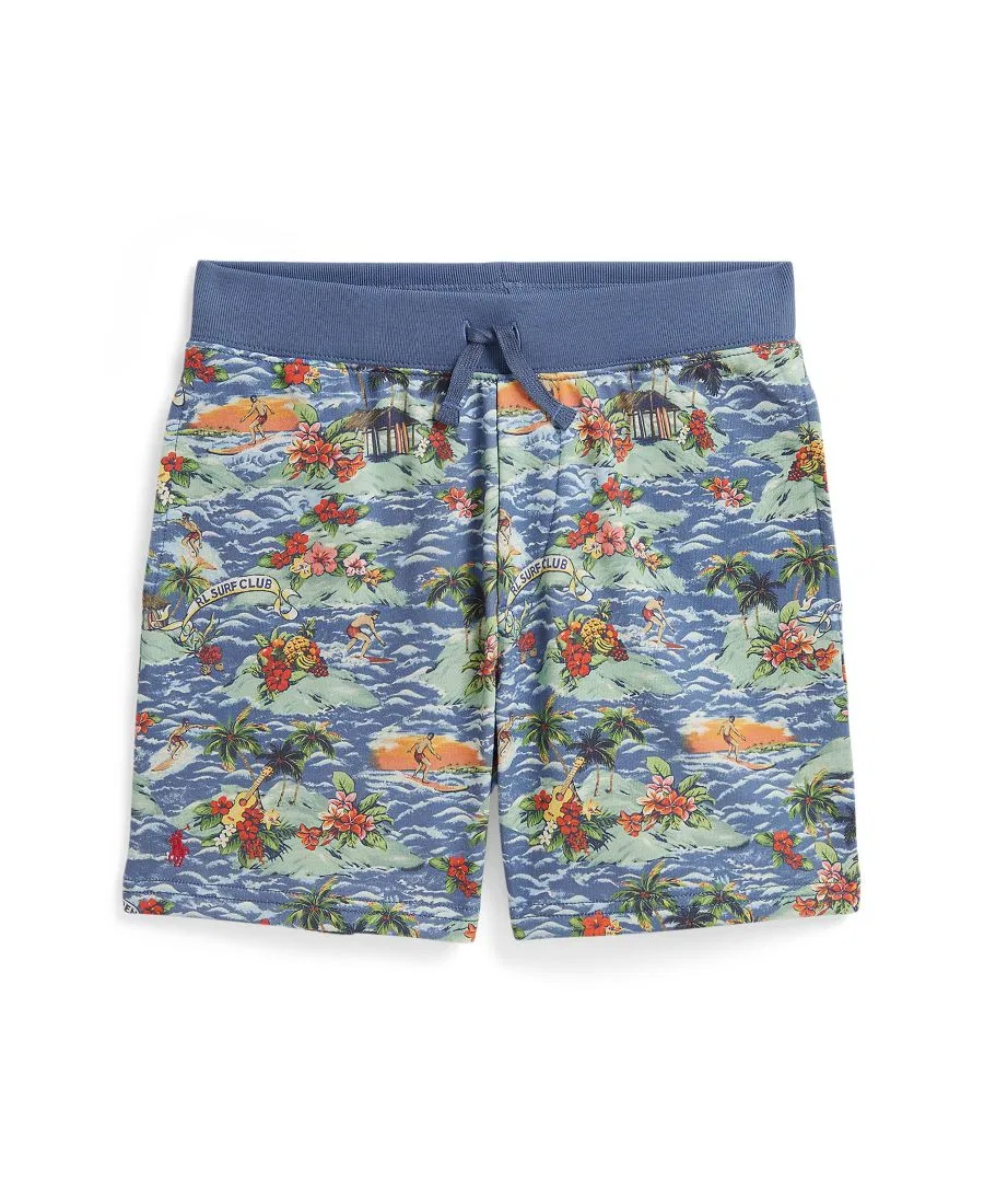 Шорты с тропическим принтом Surf Club Blue Polo Ralph Lauren