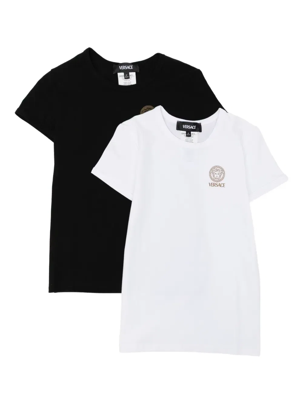 Футболка с Медузой Versace Kids, серый