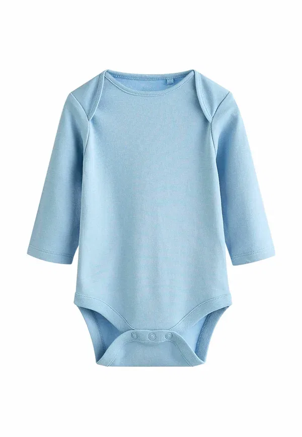 Боди с длинным рукавом, хлопок, Long sleeve regular fit 7 pack, Next, синий — фото 2