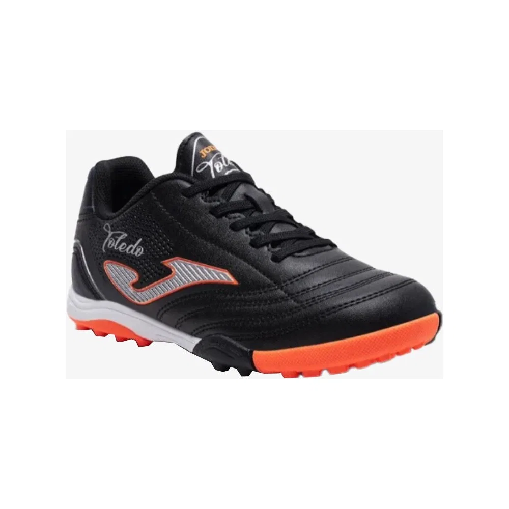Детские футбольные бутсы для мальчиков для зала Toledo Jr 2401 Negro Turf Joma — фото 2