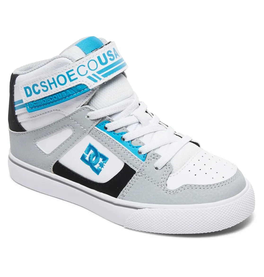 Детские кожаные полуботинки с принтом PURE HIGH-TOP EV Dc Shoes, Grau