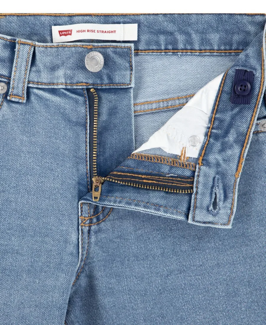Джинсы с завышенной талией и шнуровкой, модель Lace Up High-Rise Straight Levi's, Good Grades — фото 3