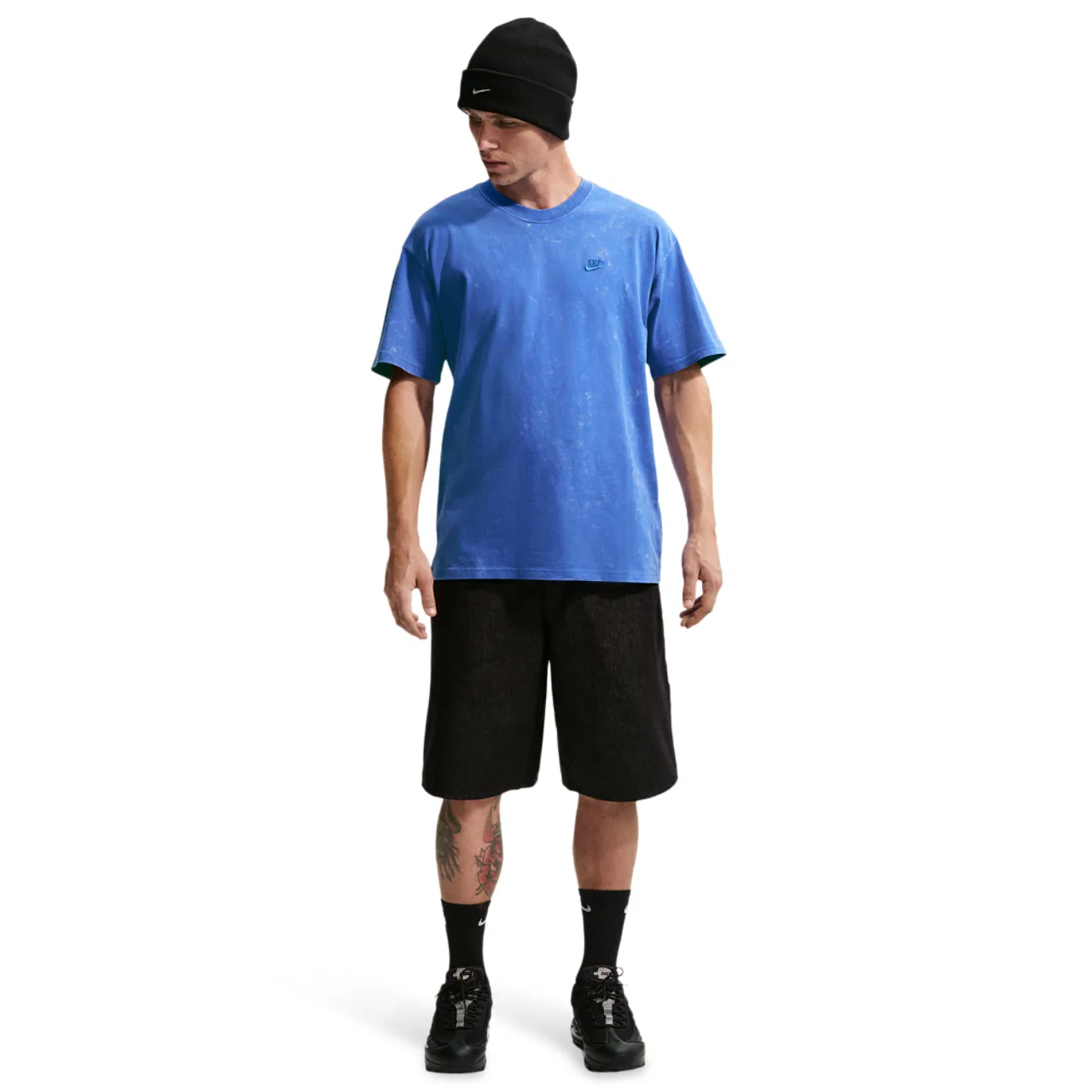 Футболка мужская Vintage Wash Nike, цвет Game Royal/Game Royal — фото 3