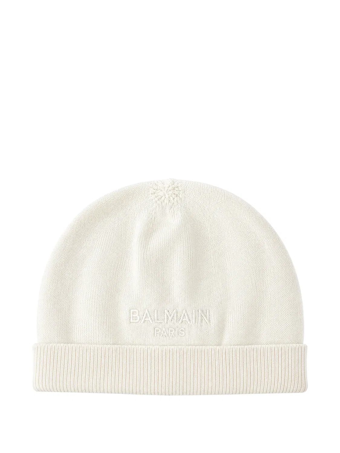 Спортивный костюм с вышитым логотипом Balmain Kids, нейтральные цвета — фото 3