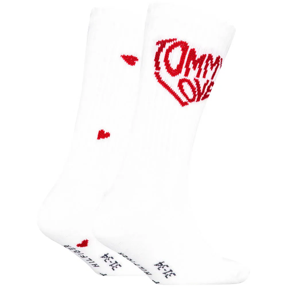 Детские носки для девочек с зубчатым верхом Tommy hilfiger, White — фото 2