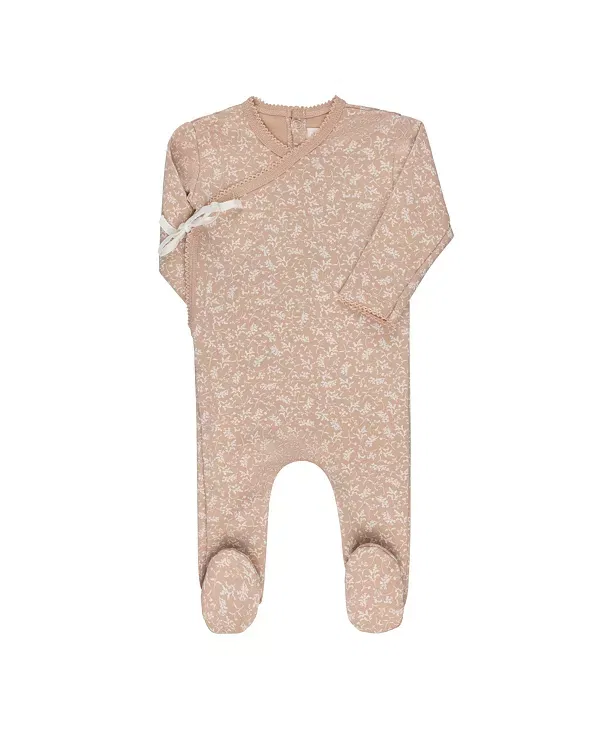 Детский комбинезон для новорожденных с длинным рукавом Vine Collection Ely'S & Co., розовый