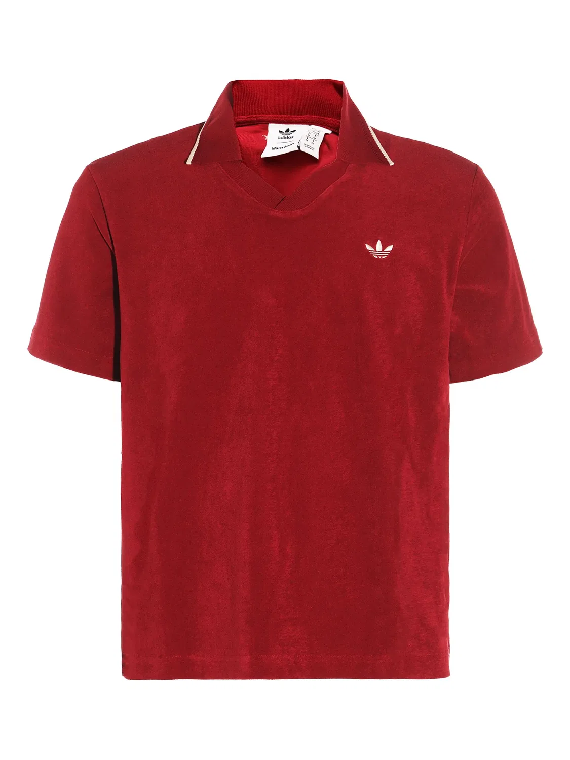 Поло x WALES BONNER из хлопкового микса Adidas, красный