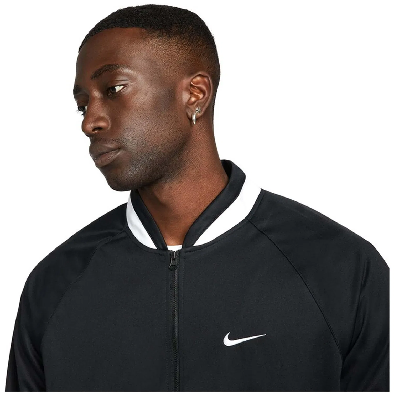 Мужская тренировочная куртка Nike DH7116-011, Цвет: Schwarz — фото 4