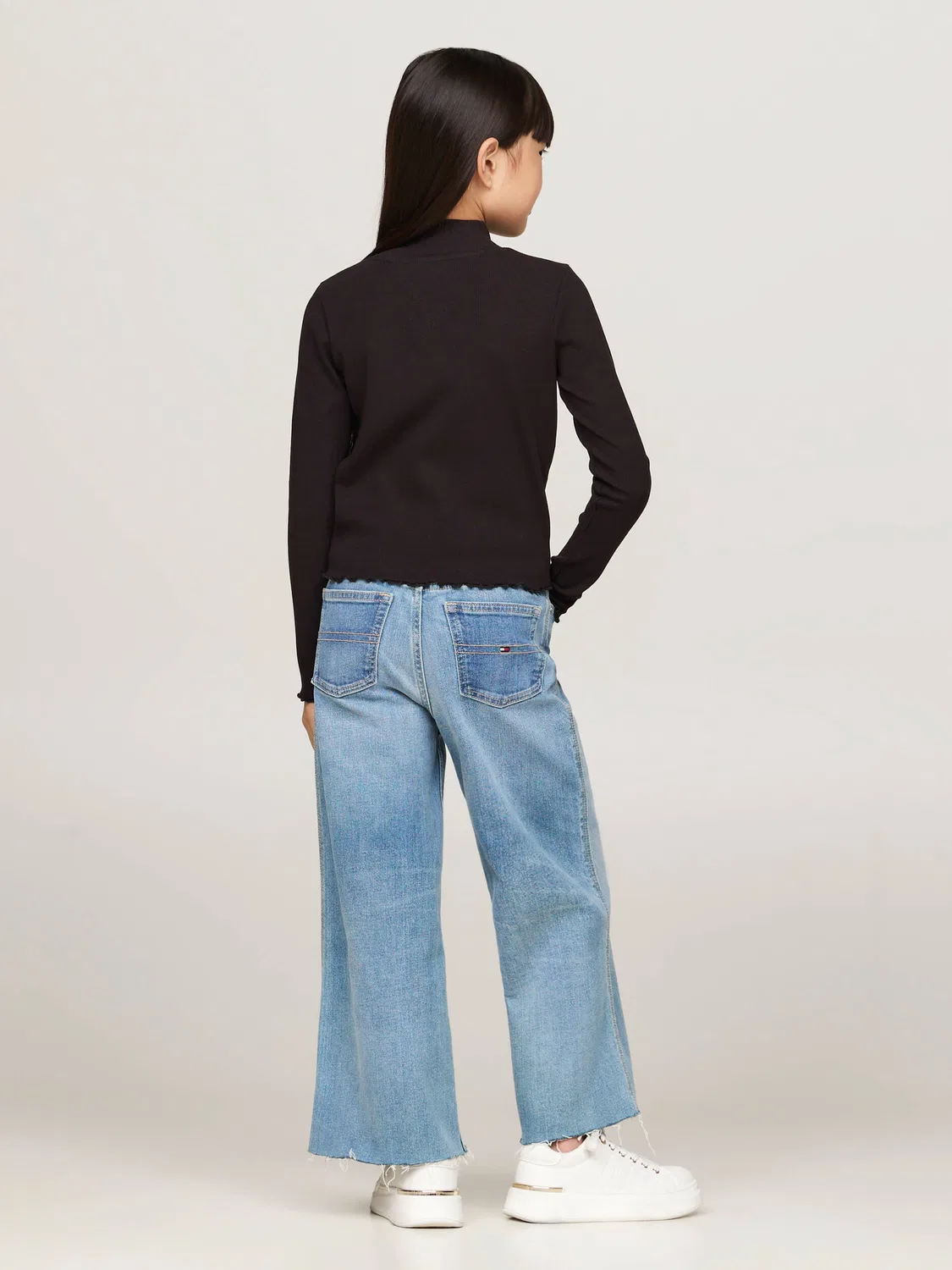 Блузка с длинным рукавом Tommy Hilfiger, черный — фото 3