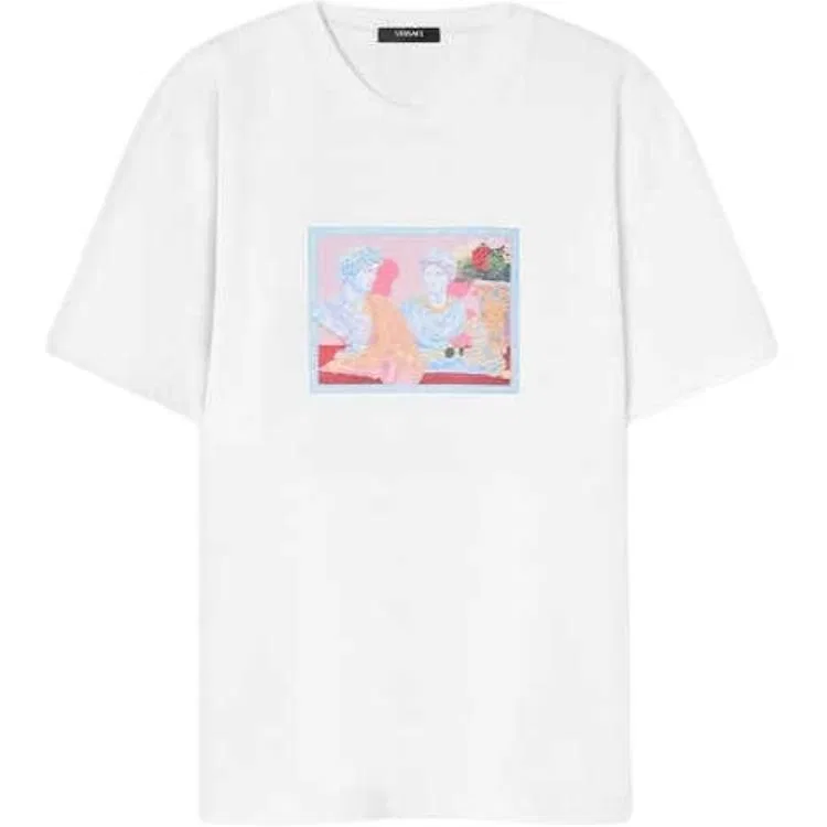 Мужская футболка с коротким рукавом SS25 T Shirt VERSACE
