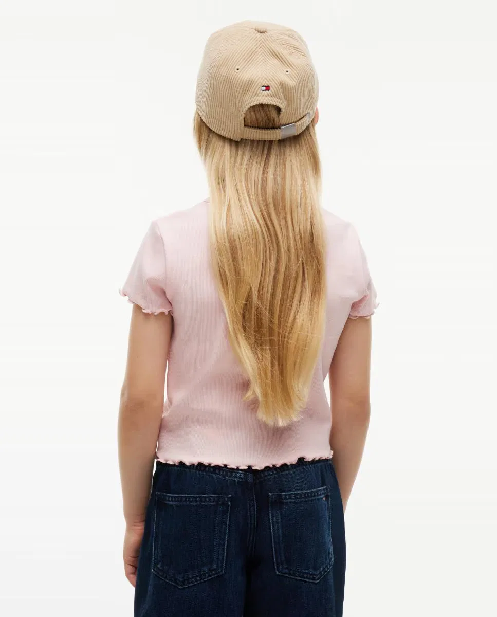 Детская футболка, Canalé Ondulado, Tommy Hilfiger, желтый — фото 2