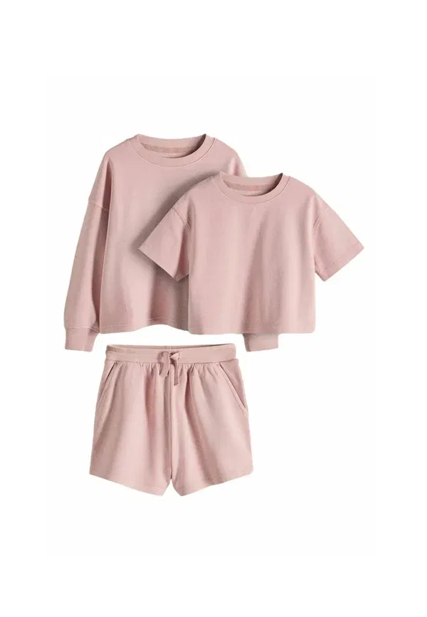 Спортивный костюм хлопок The Set, pink, розовый — фото 2