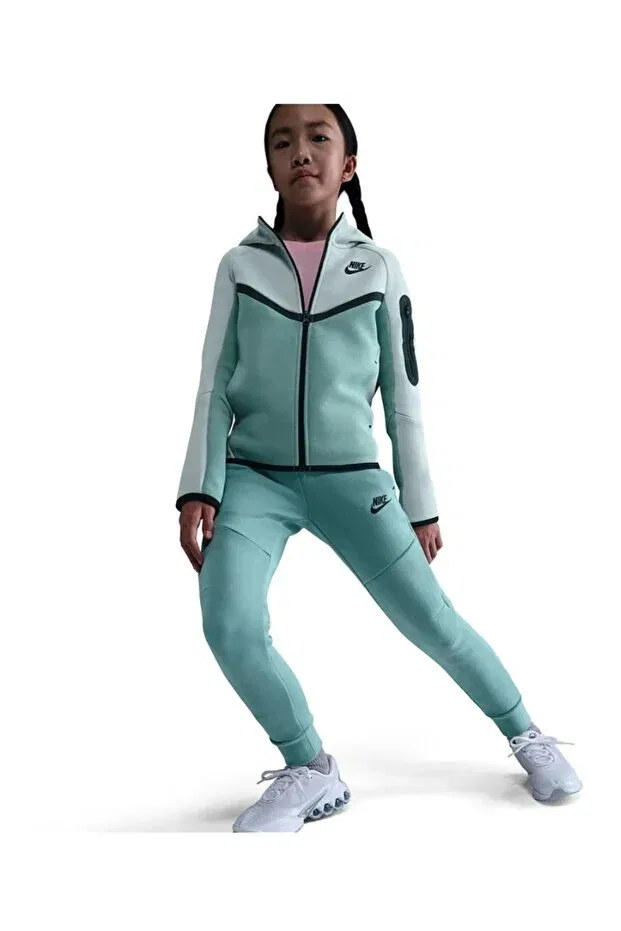 Детские спортивные штаны для девочек с принтом Nike, Green — фото 4
