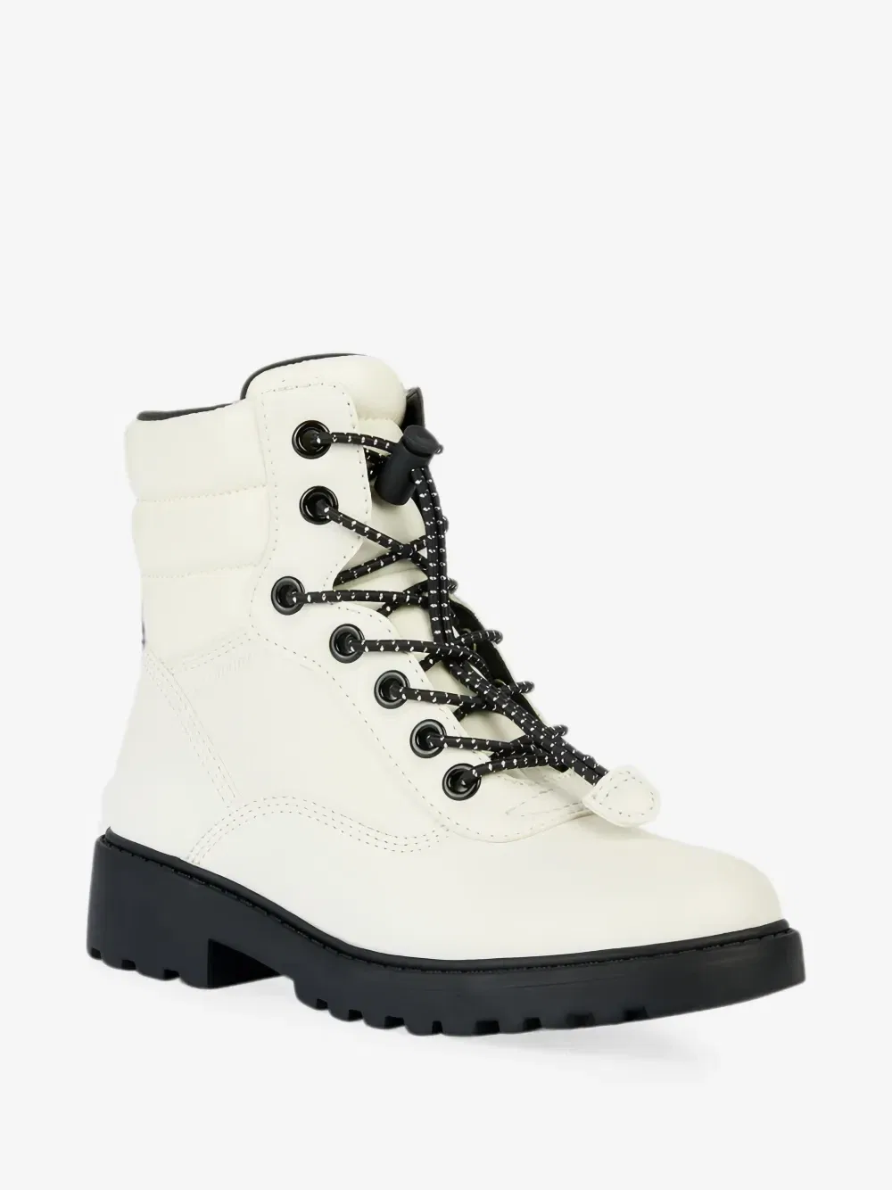 Стеганые сапоги Casey Geox Kids, бежевый