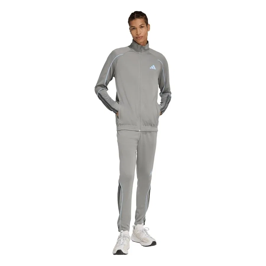 Спортивный костюм с молнией M 3s Stadium Ts KB6213 adidas, Серый