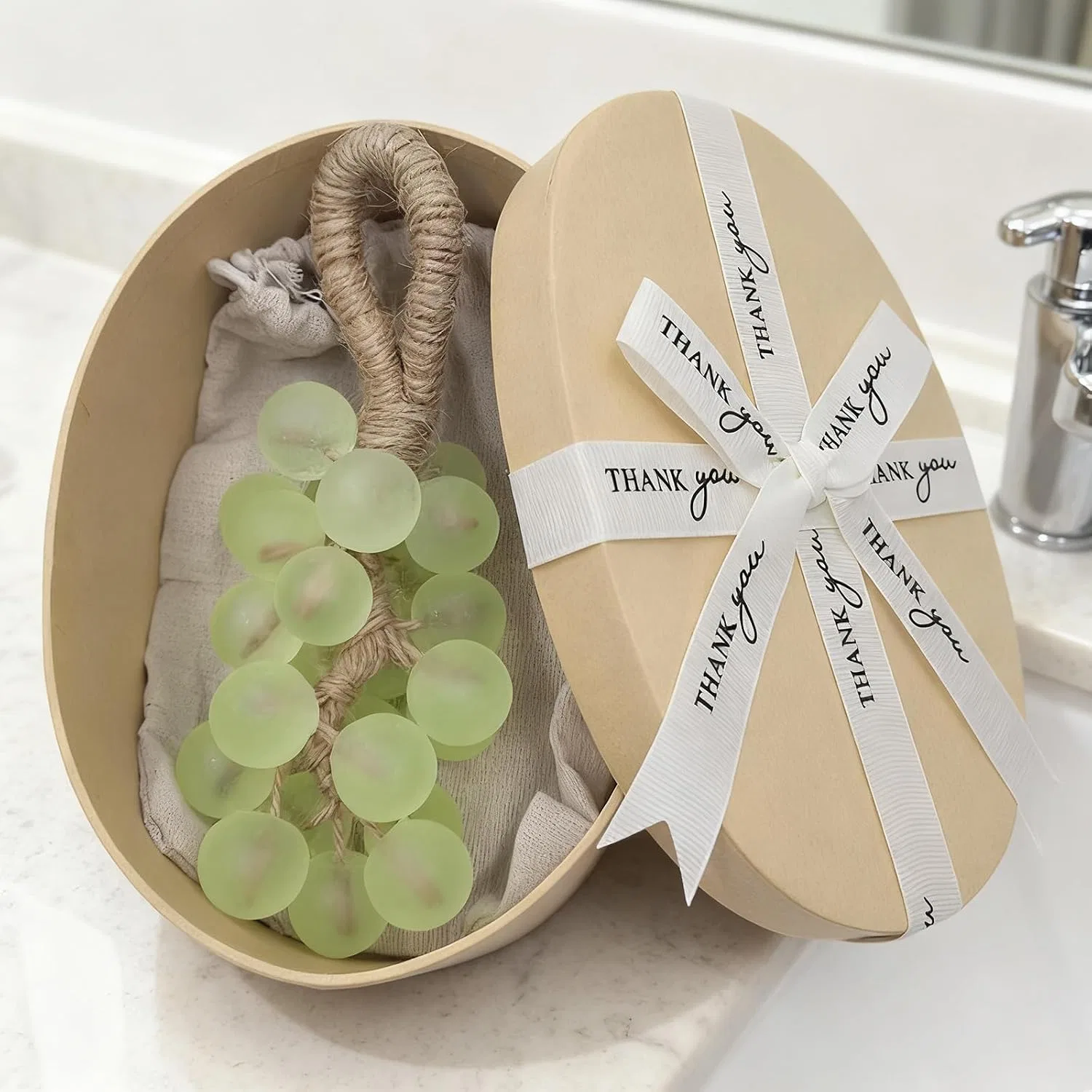 Мыло ручной работы Traubendesign, ZEPFJHE, набор 25-30 шт, Ribbon gift box pk25 — фото 2