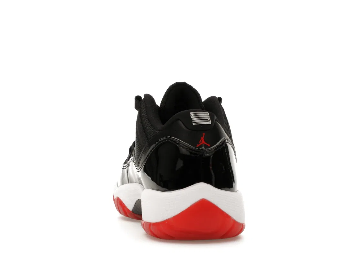 Детские кроссовки с высоким голенищем Jordan 11 Retro Low, Color Black/White-Varsity Red — фото 4