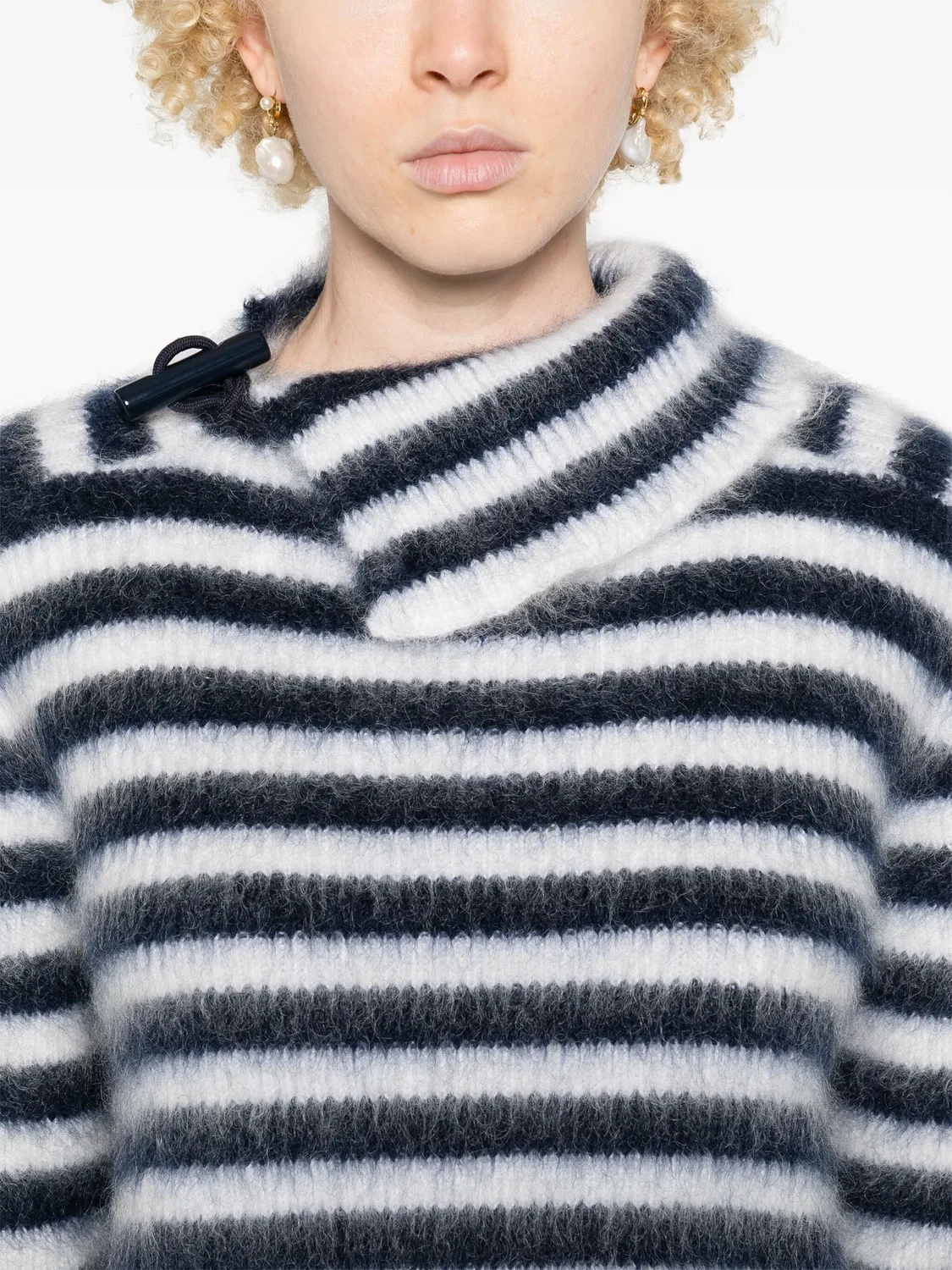 Свитер Le Pull Marina Jacquemus, синий — фото 3
