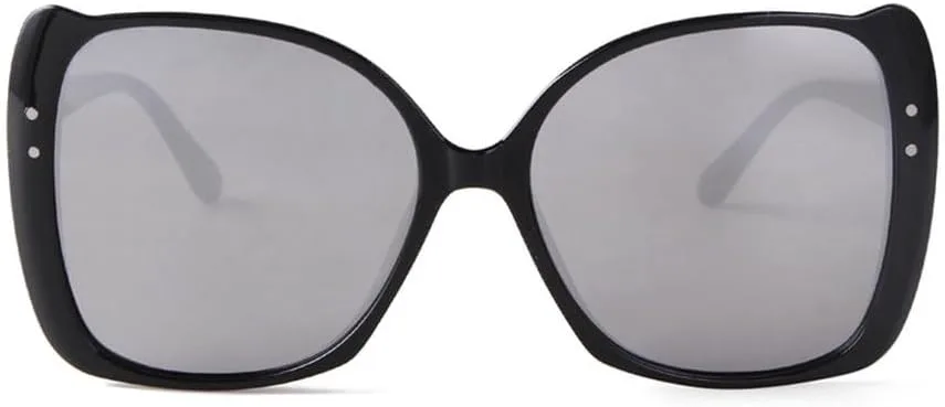 

Солнцезащитные очки в крупной оправе для женщин, роскошные, модные, с градиентным переходом цвета, солнцезащитные очки для мужчин generic, C6bright Black White