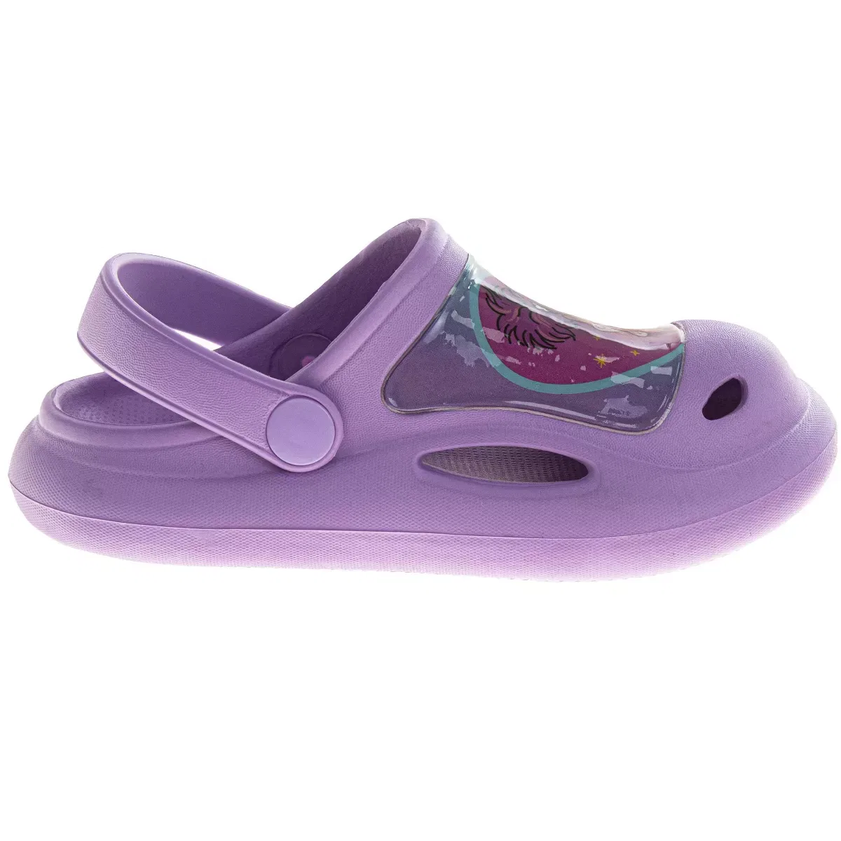 Детские сабо для девочек с принтом Sesame Street Clogs for Girls, Sesame Street, Purple — фото 3