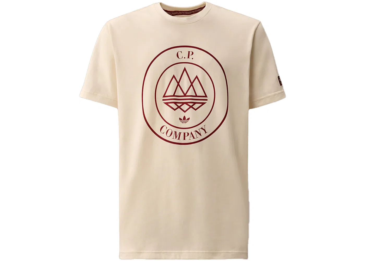 Мужская футболка с принтом Solid Single Organic Jersey Mod T-Shirt Adidas, Chalk White
