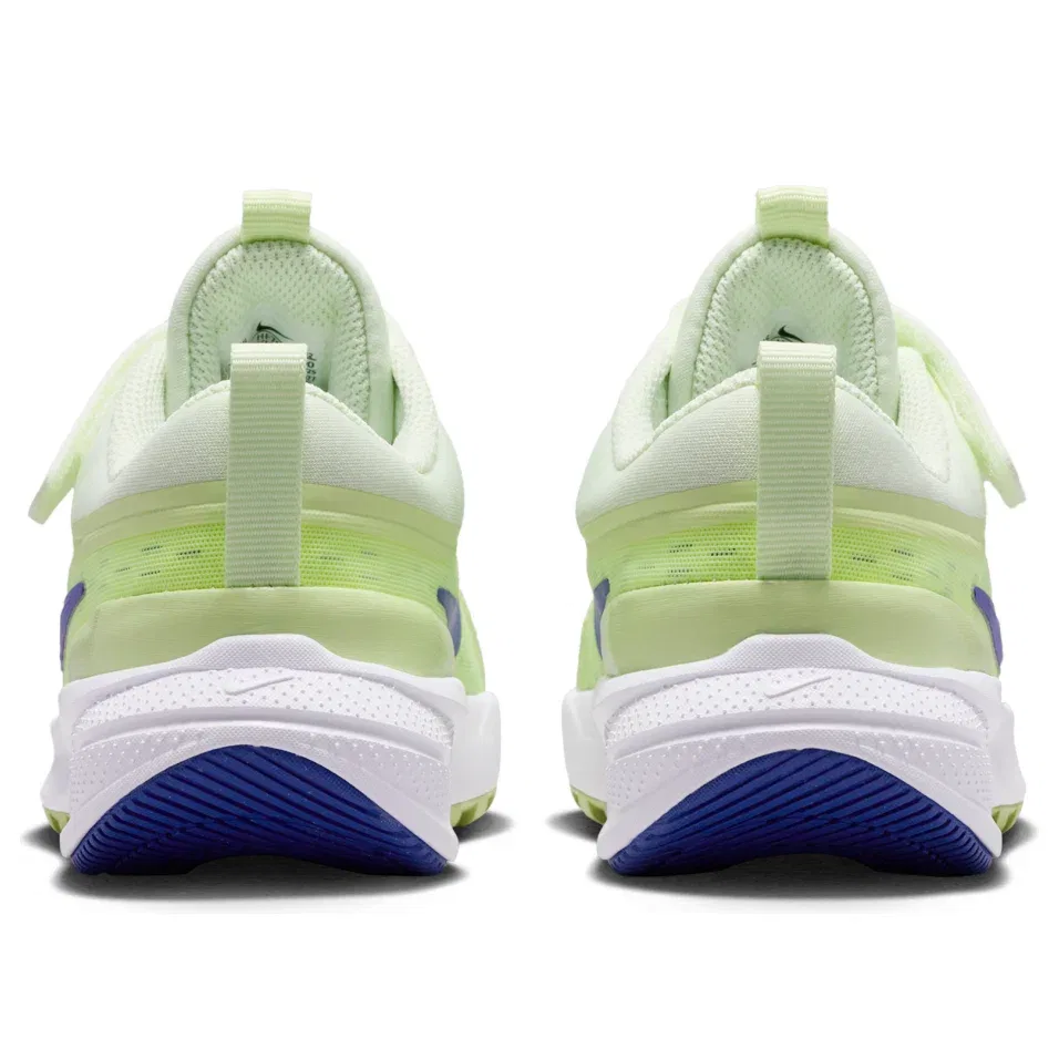 Детские кроссовки для бега с шнуровкой Star Runner 5 Nike, зеленый — фото 4